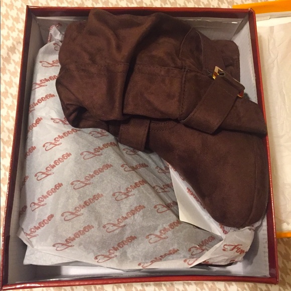 NWT. Forever Norita-68 Mid-Calf Slouch Wedge Boots. Size 7.5! - Picture 4 of 6